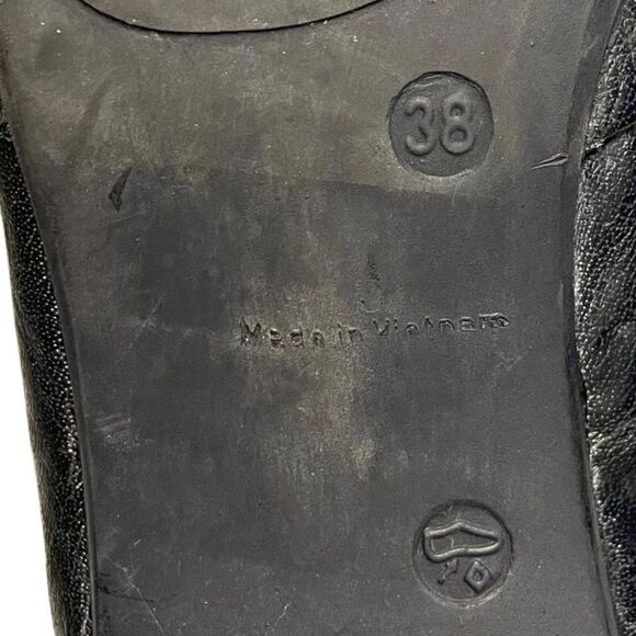 RIEKER Black Leather Ankle Boots With Heel And Button Detail 38 - Picture 11 of 12